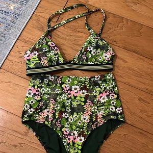 70s Aerie floral bikini